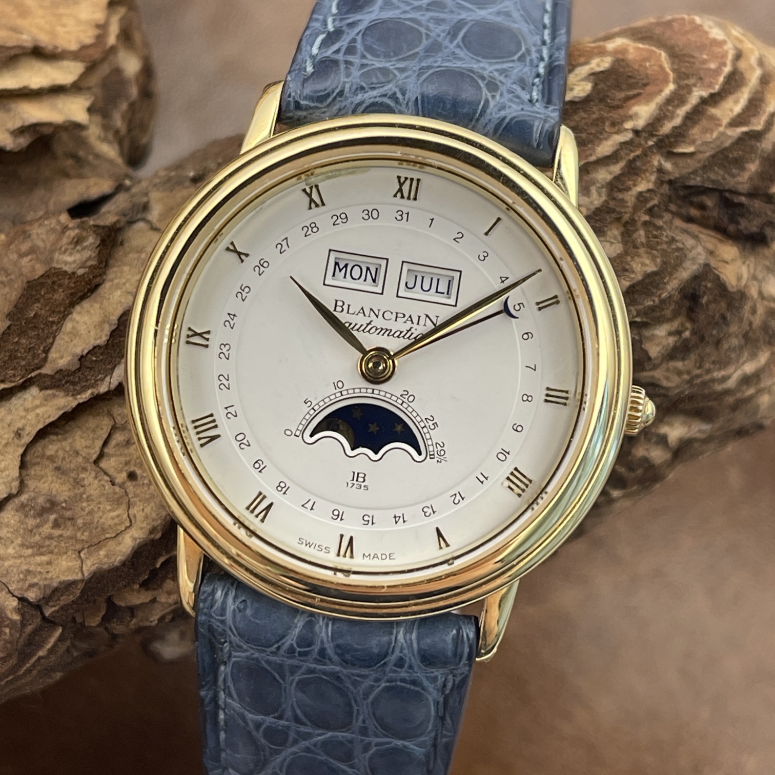 Blancpain - Villeret Mondphase JB1735 - 18Kt Gelbgold - Ref. 6595