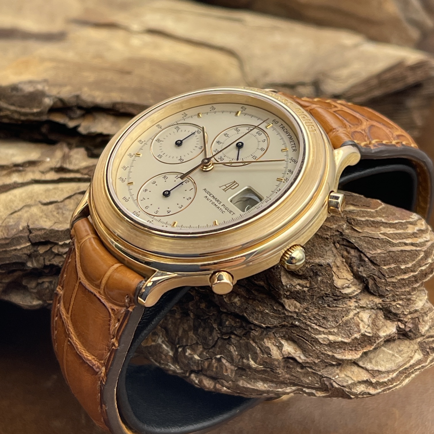 Audemars Piguet - Huitième Chronograph - 750er Roségold - FULLSET deutsch - Ref. 25644