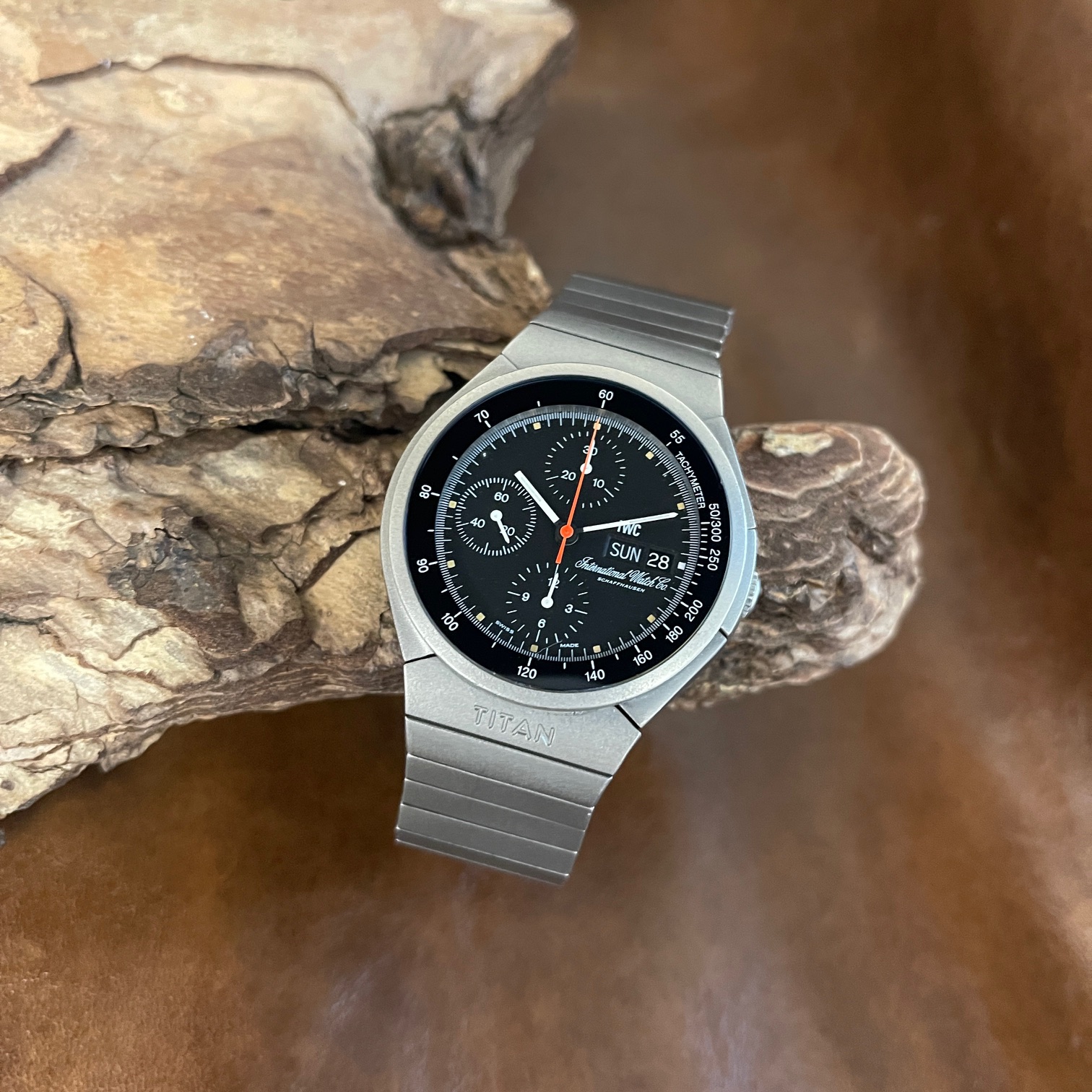 IWC Porsche Design - Chronograph Titan Calibre 790 - UNPOLIERT - Ref. IW3702