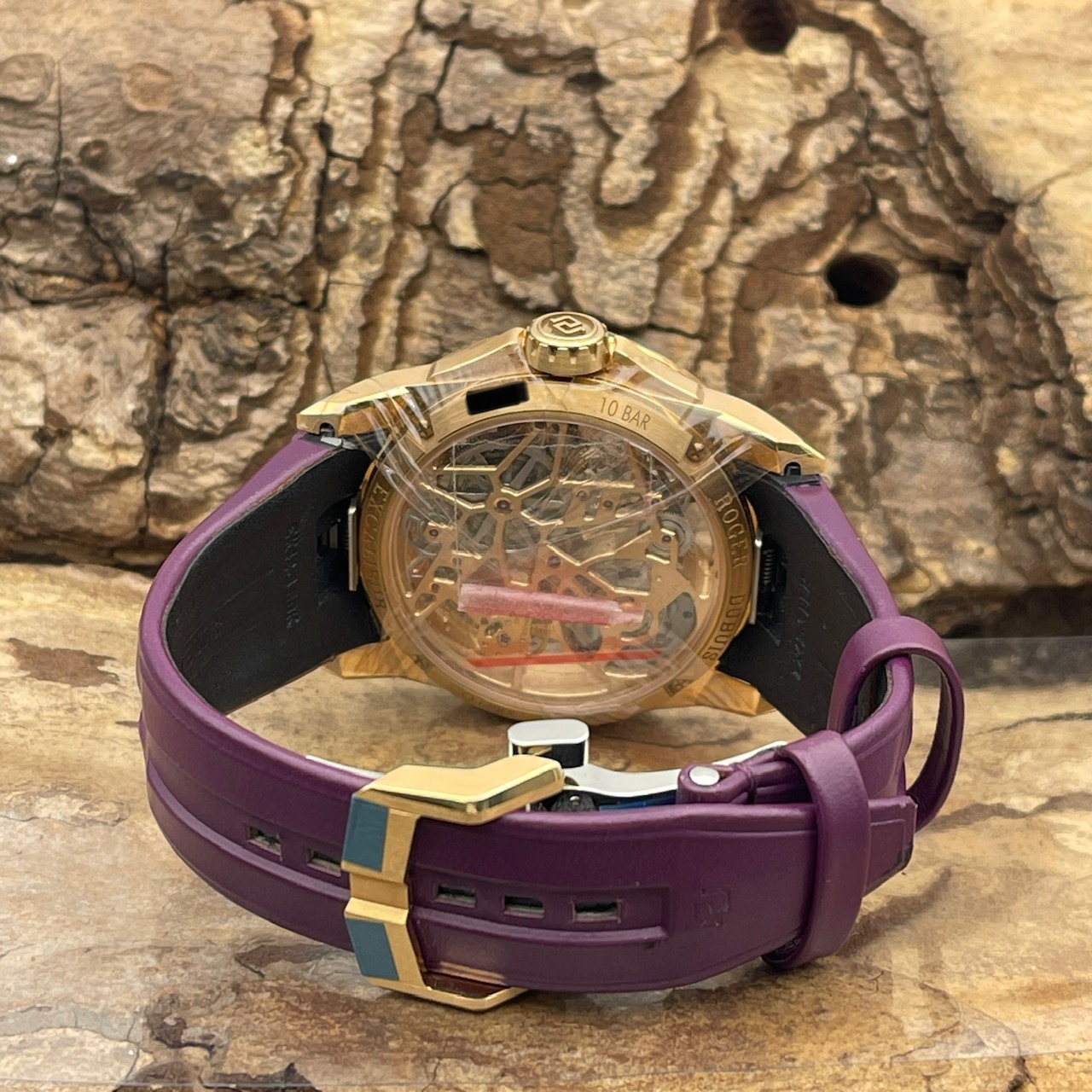 Roger Dubuis - Excalibur Monobalancier Rosé - Brillantbesatz - NEUWARE - FULLSET 2026 - Ref. RDDBEX0953