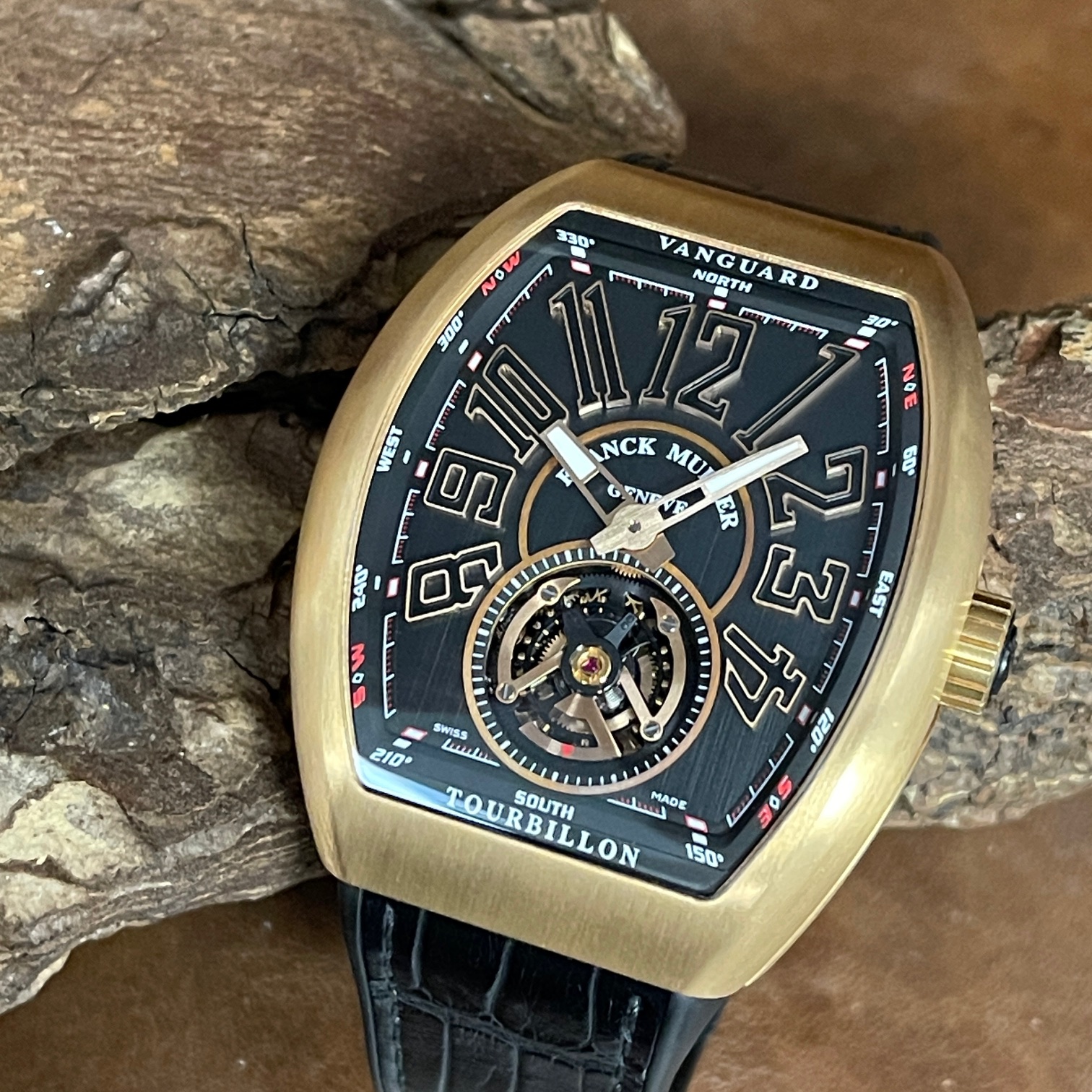 Franck Muller Vanguard V45 Tourbillon - FULL SET 2025 Listpreis 129000€- Ref. V 45 T 5N BRNR