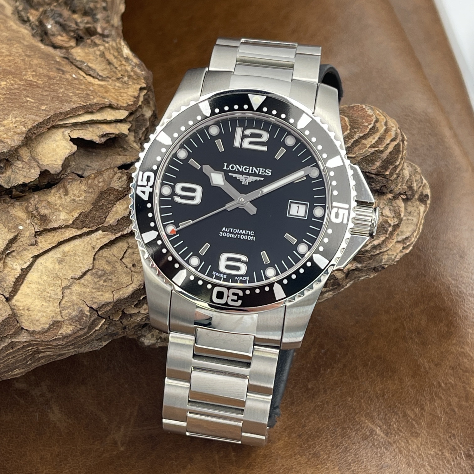Longines - Hydroconquest - Box & Papiere - Ref. L3.642.4.56.6