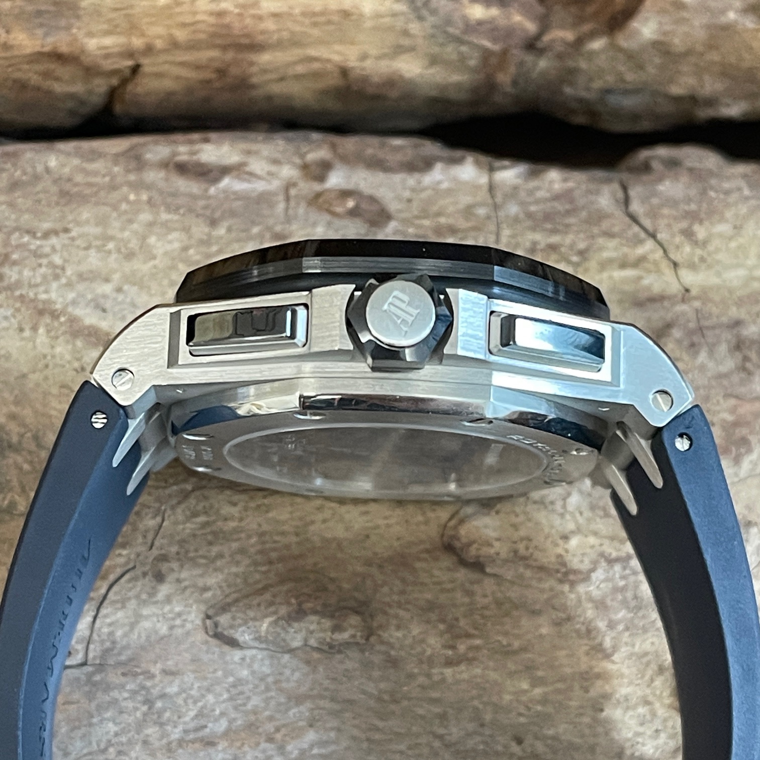 Audemars Piguet - Royal Oak Offshore Chrono Tourbillon Platin - FULLSET - Ref. 26388PO.OO.D027CA.01