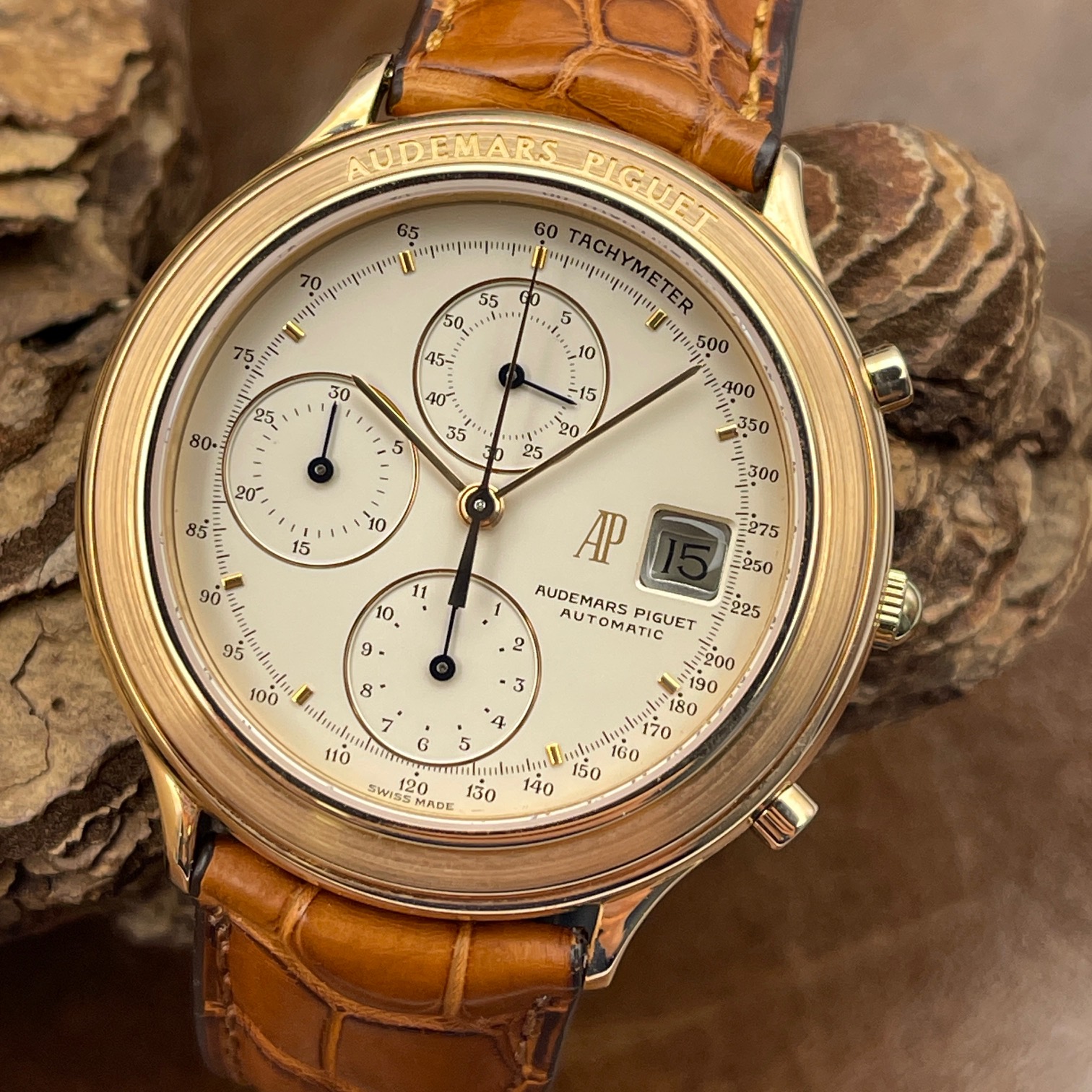 Audemars Piguet - Huitième Chronograph - 750er Roségold - FULLSET deutsch - Ref. 25644