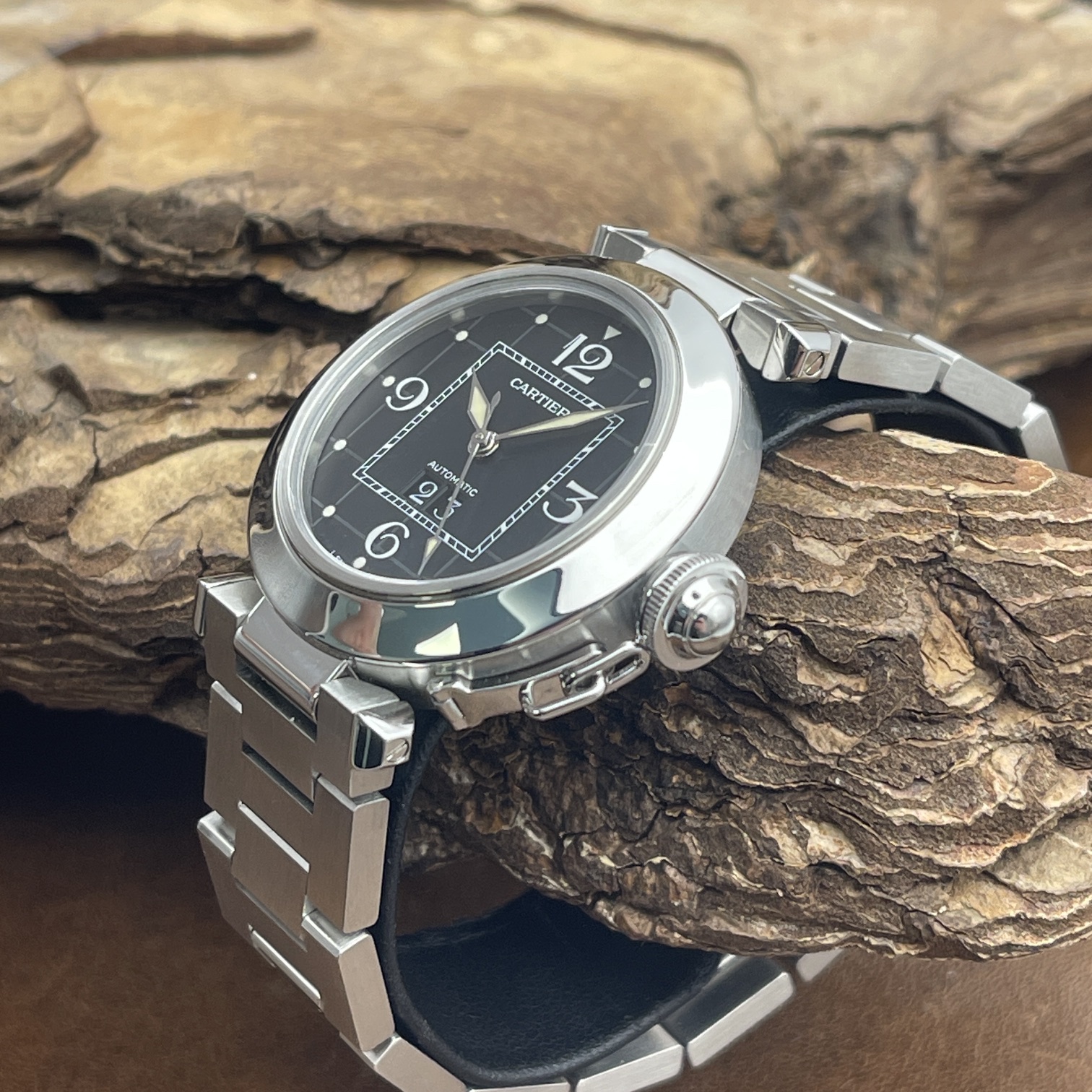 Cartier - Pasha C Edelstahl - Ref. W31053M7
