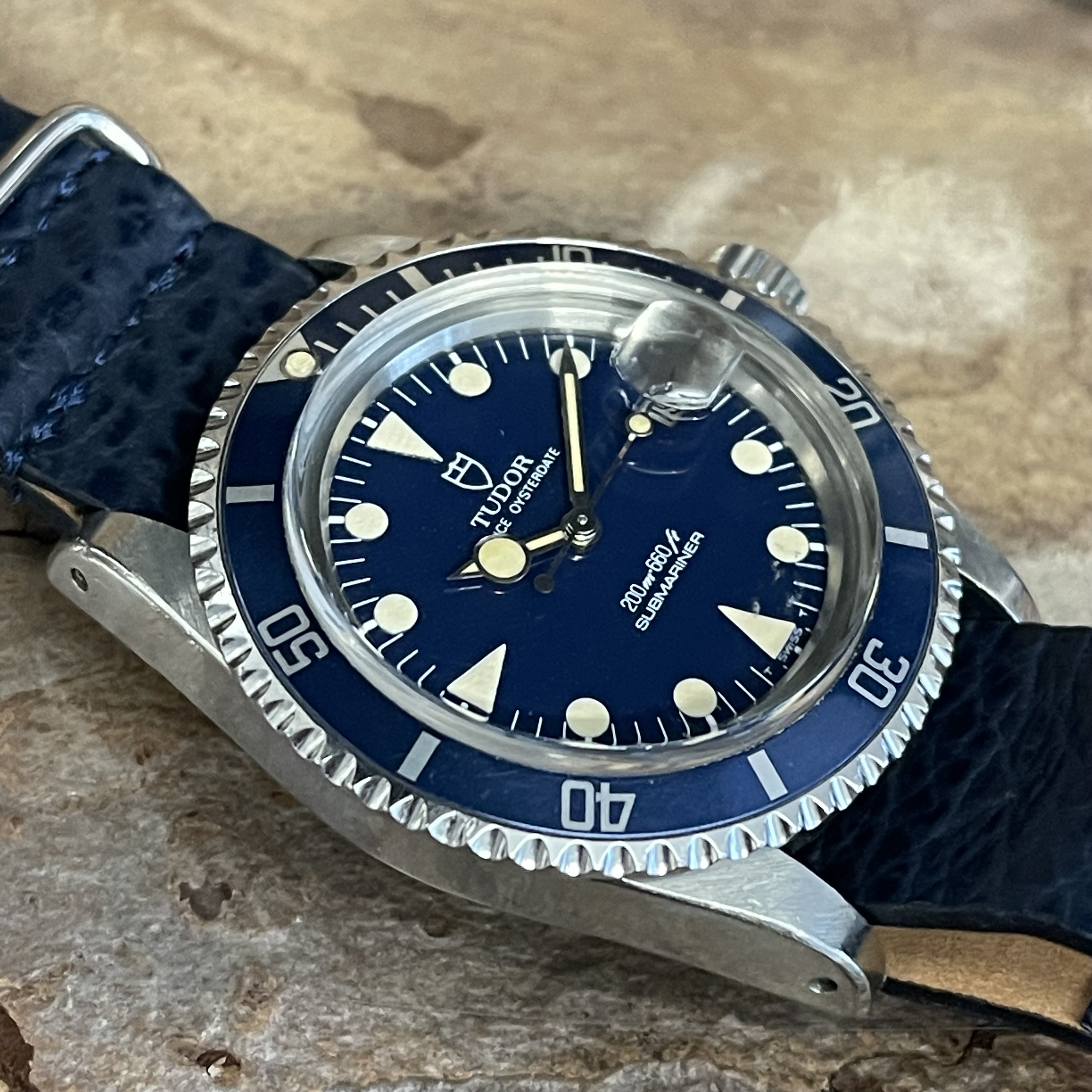 Tudor Prince Oysterdate Submariner Ref. 76100 - Unpolierter Erstzustand - "Lollipop" - FULL SET