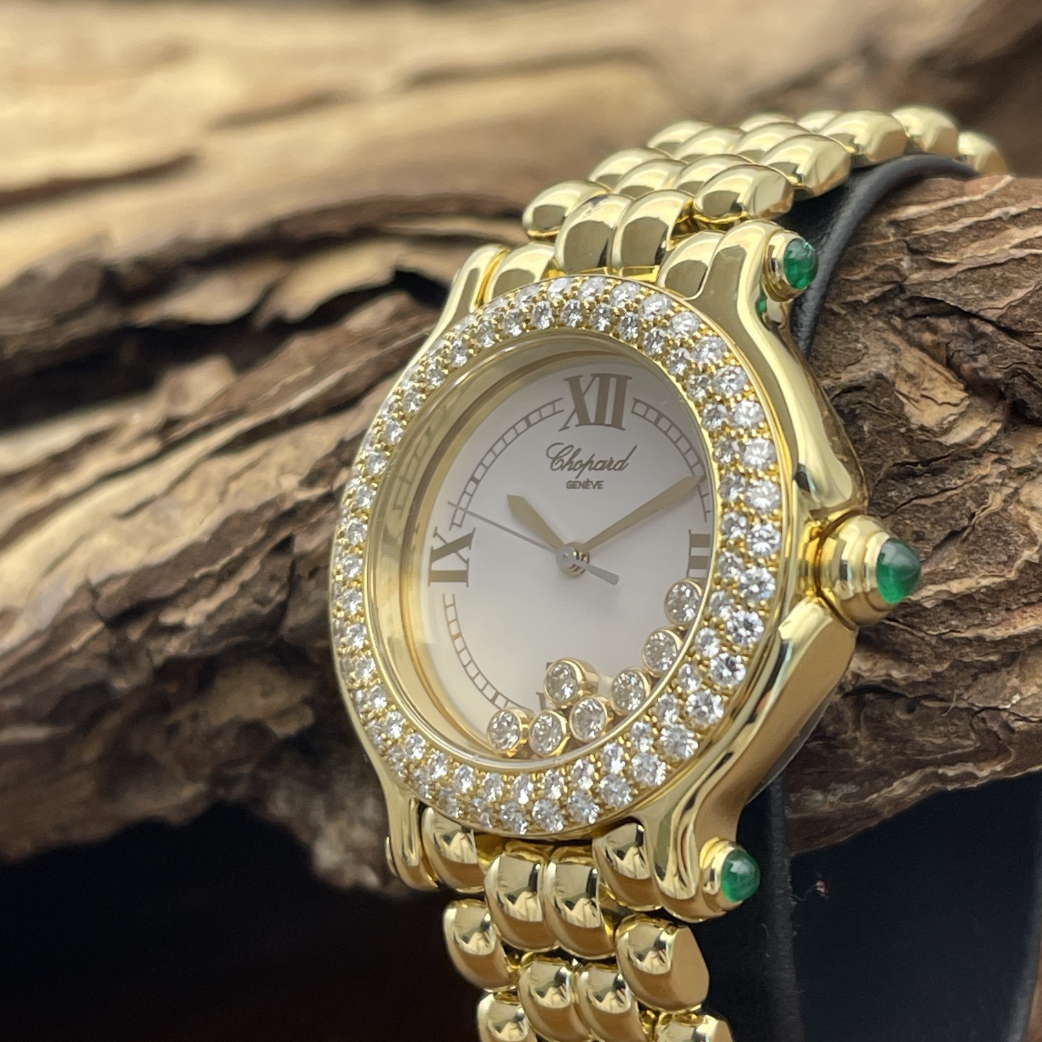 Chopard Happy Sport Diamonds Gelbgold Ref. 27/6145-23