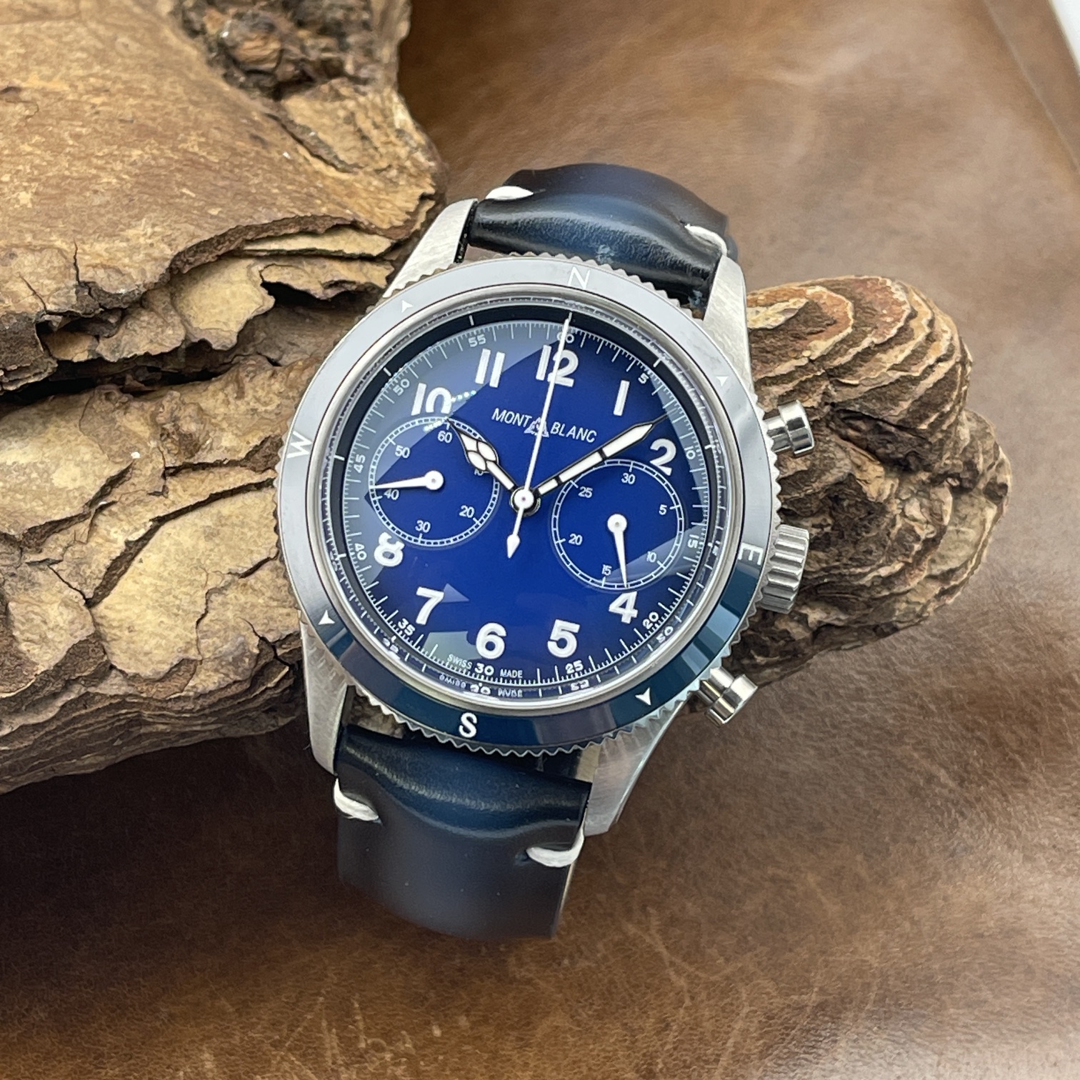 Montblanc - 1858 Chrono - NEUWARE - FULLSET EU - Ref. MB126912