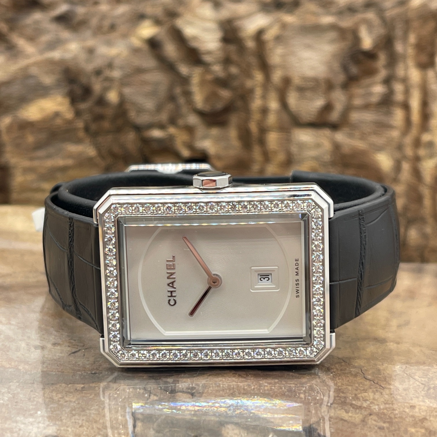 Chanel - Boy-Friend Weißgold Diamond - NEUWARE - FULLSET 2023 - Ref. H4470