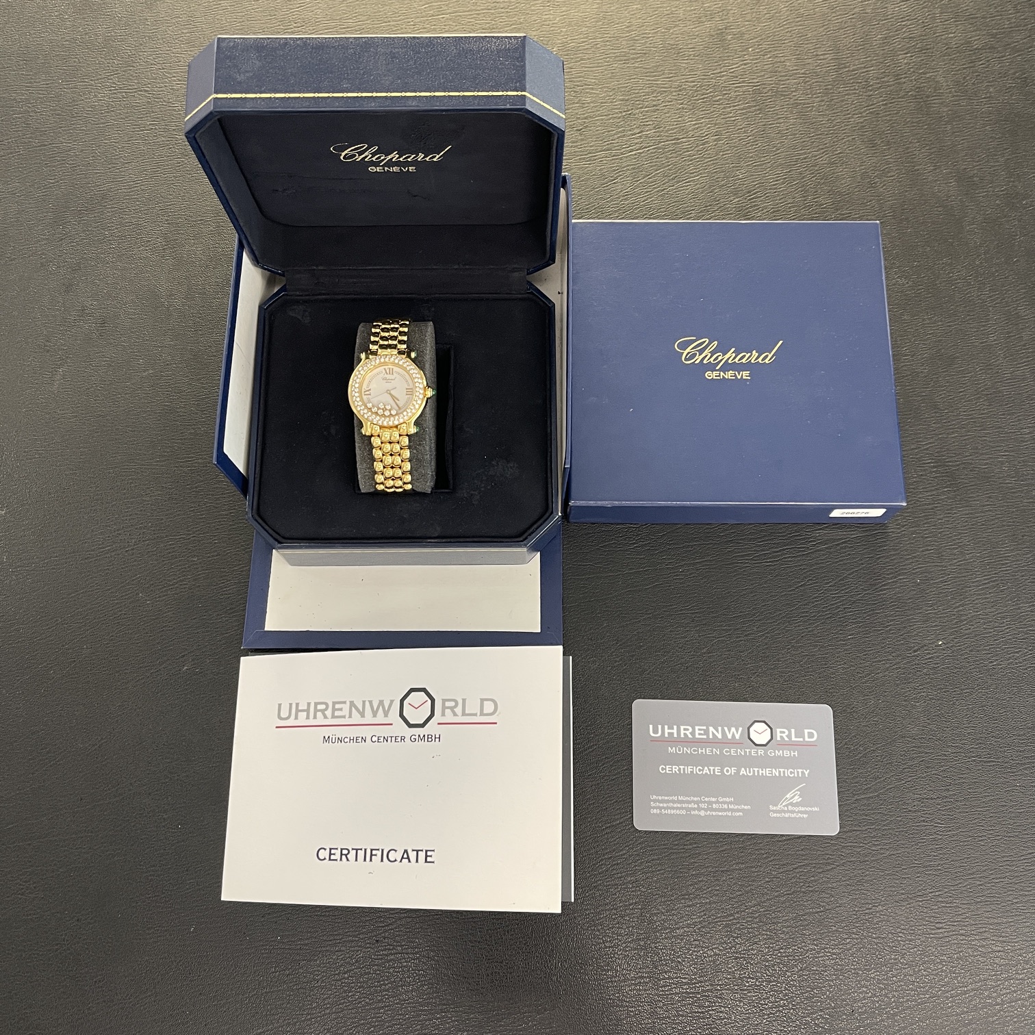 Chopard Happy Sport Diamonds Gelbgold Ref. 27/6145-23