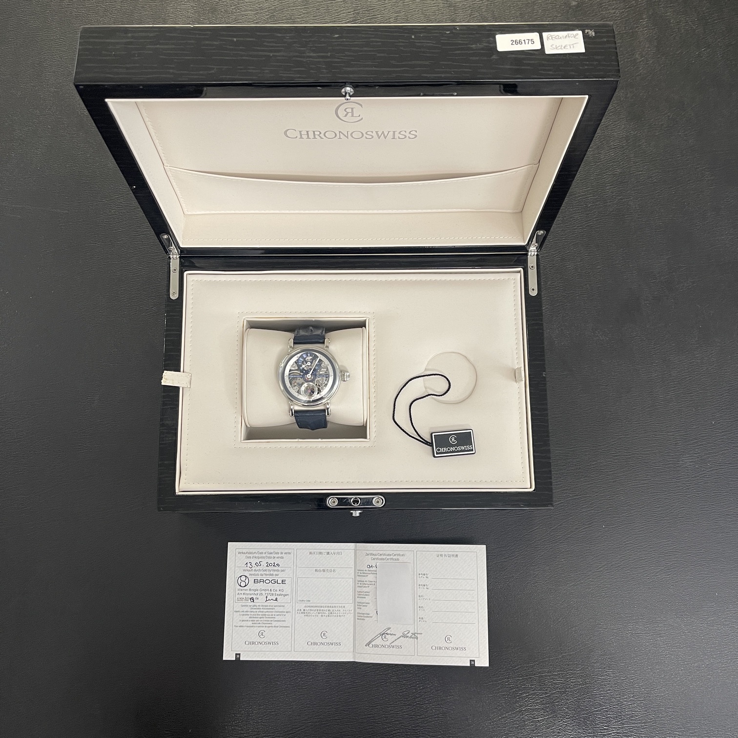 Chronoswiss - Grande Regulateur Skeletton - FULLSET 2020 deutsch - Ref. CH-6723 - Ltd. 30 Stück