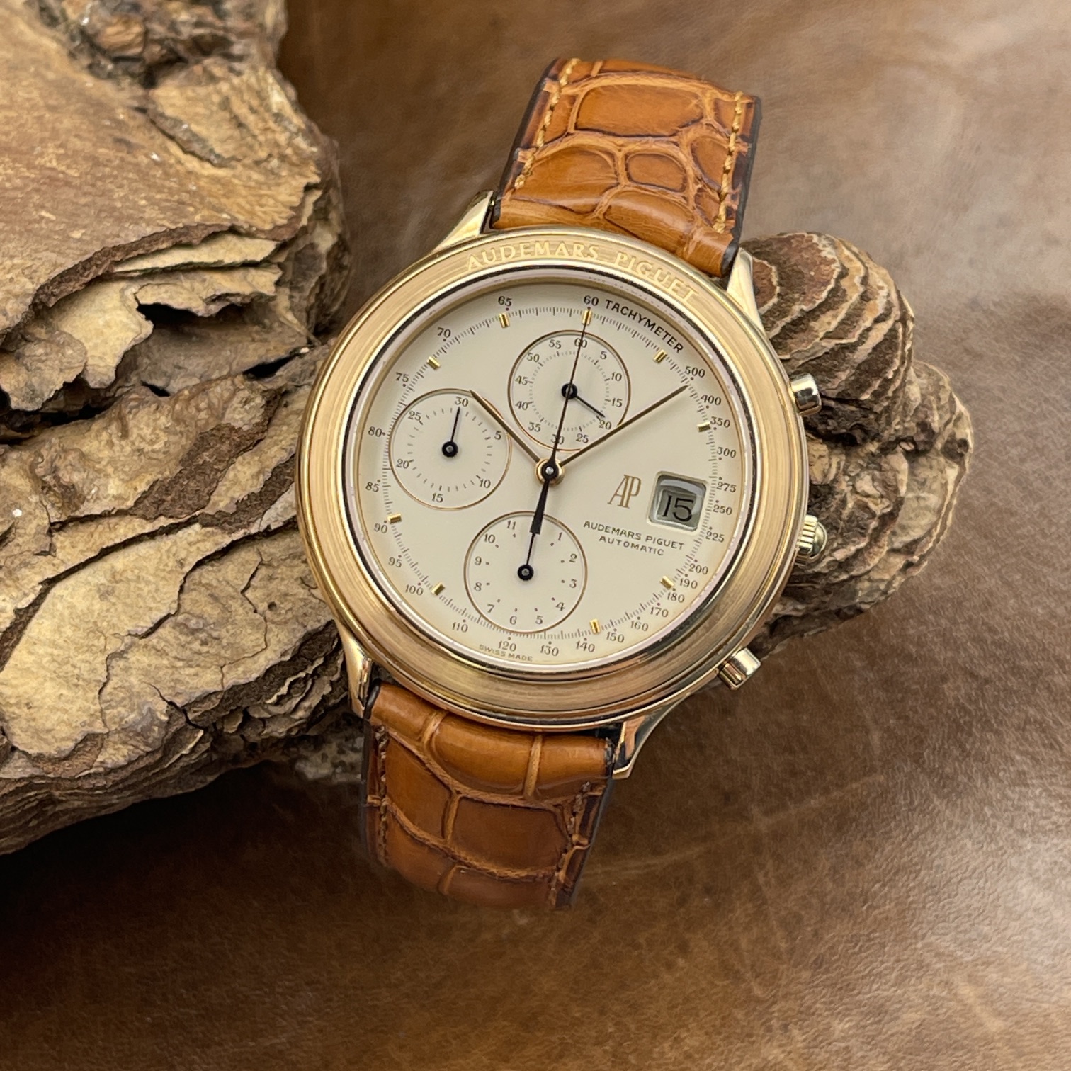 Audemars Piguet - Huitième Chronograph - 750er Roségold - FULLSET deutsch - Ref. 25644