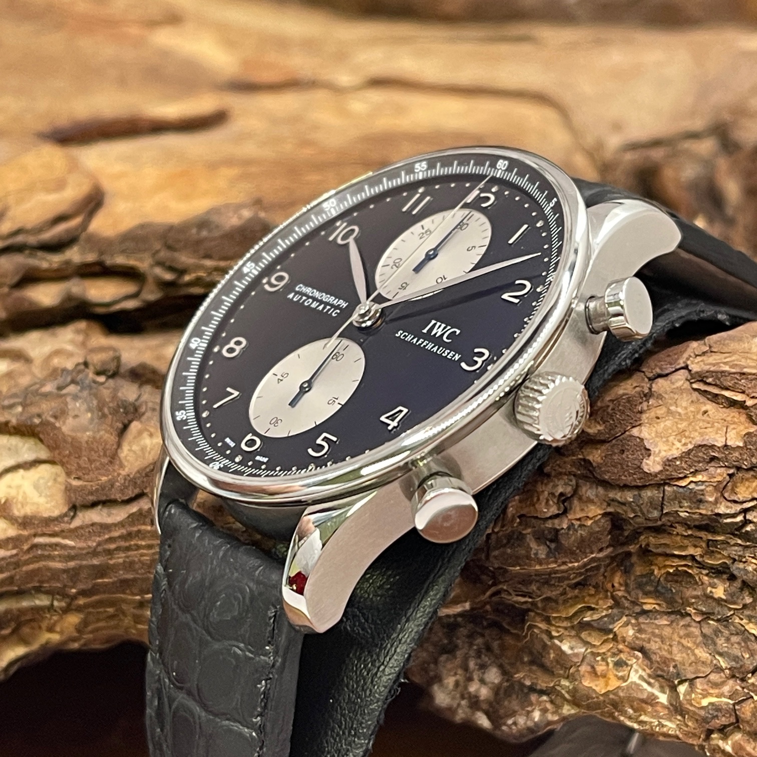 IWC - Portugieser Chronograph - EU-Papiere 2008 - Ref. IW3714