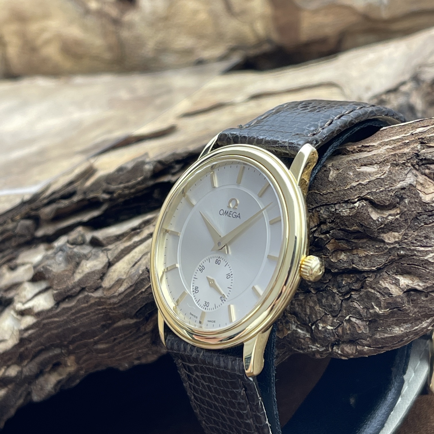 Omega - De Ville Vintage 18Kt - FULLSET 1998 deutsch - Ref. 46203102 - NOS