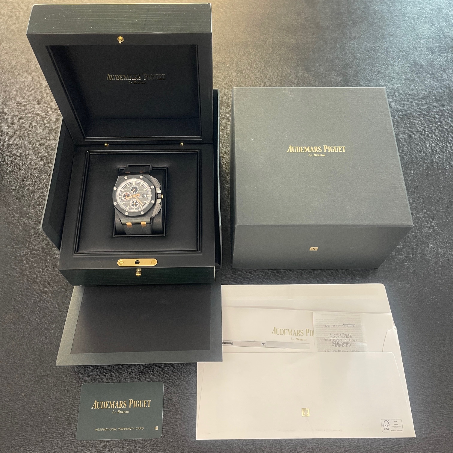 Audemars Piguet Royal Oak Offshore Pride of Germany FULL SET Ref. 26415CE.OO.A002CA.01