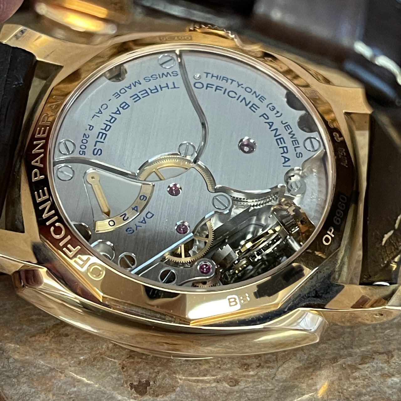 Officine Panerai Radiomir 1940 Tourbillon GMT Oro Rosso Ltd. 30 Stck. - Ref. PAM00558