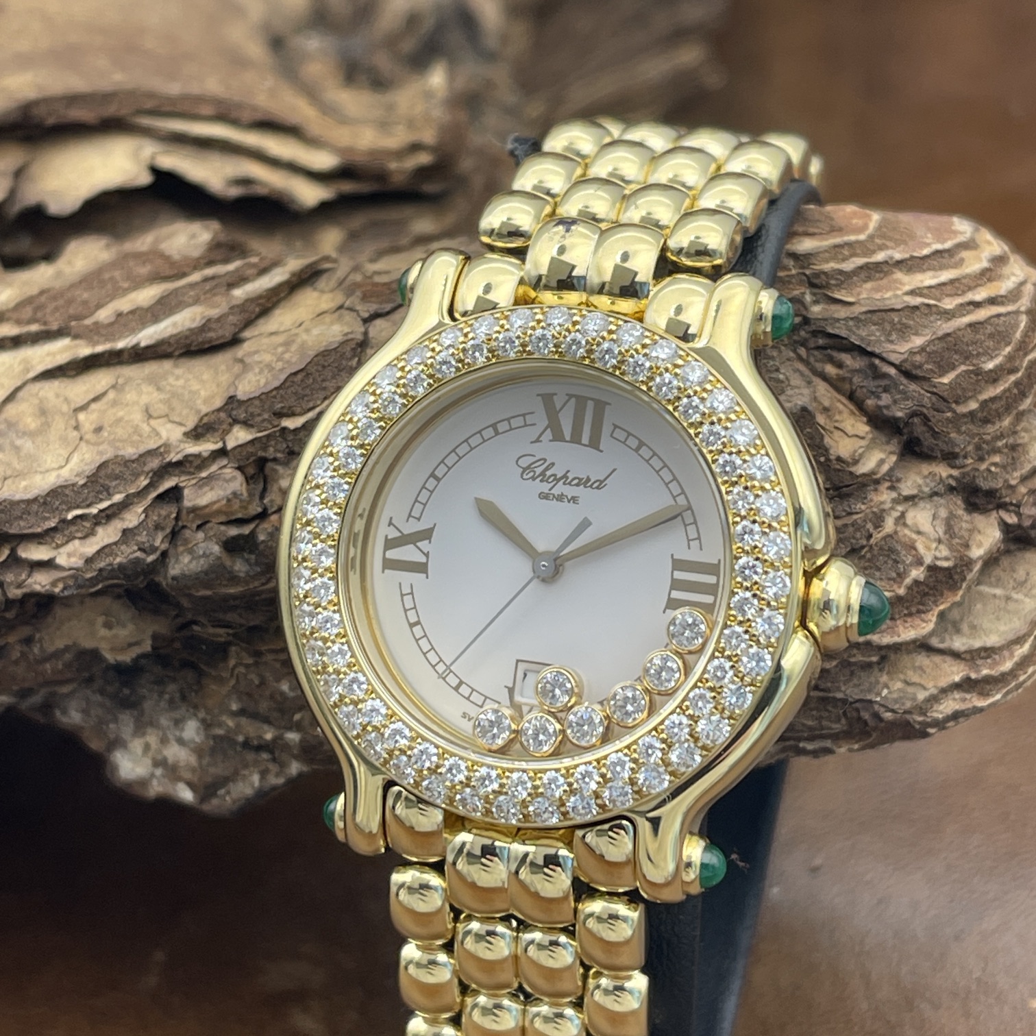 Chopard Happy Sport Diamonds Gelbgold Ref. 27/6145-23