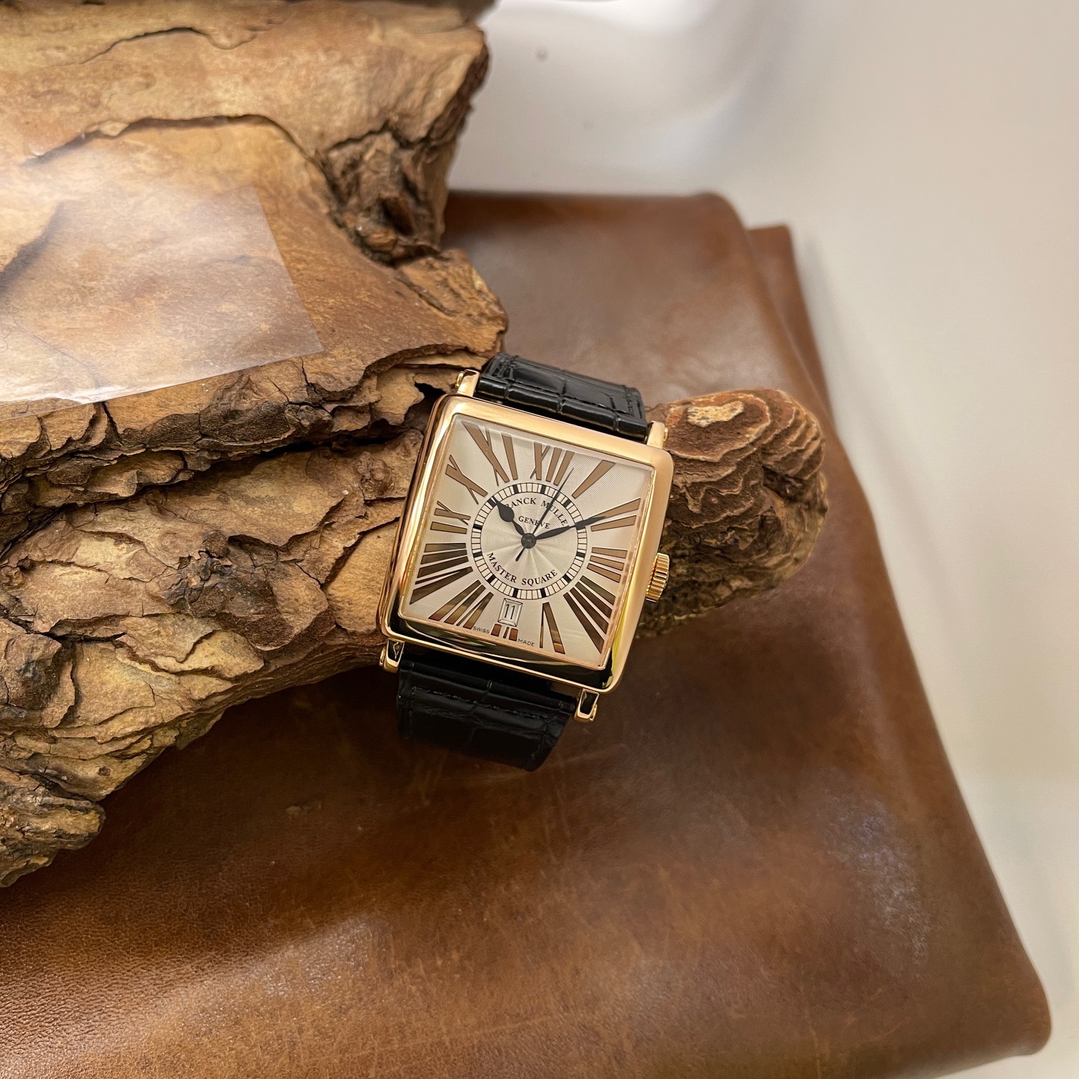 Franck Muller - Master Square Roségold - UNGETRAGEN 100g- FULLSET 2007 - Ref. 6000 H SC DT