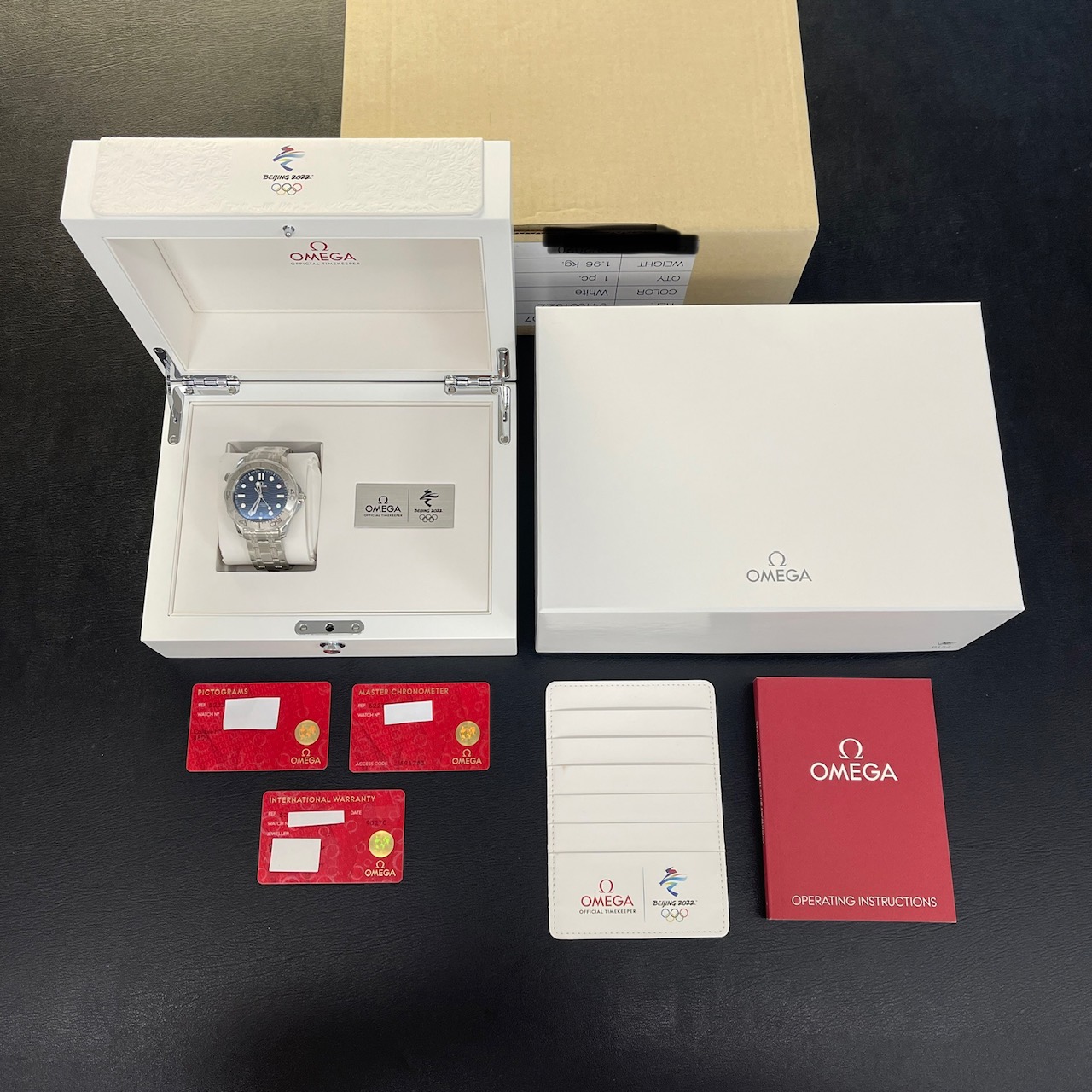 Omega - Seamaster Diver 300M "Beijing 2022" - UNGETRAGEN - FULLSET 2026 - Ref. 522.30.42.20.03.001
