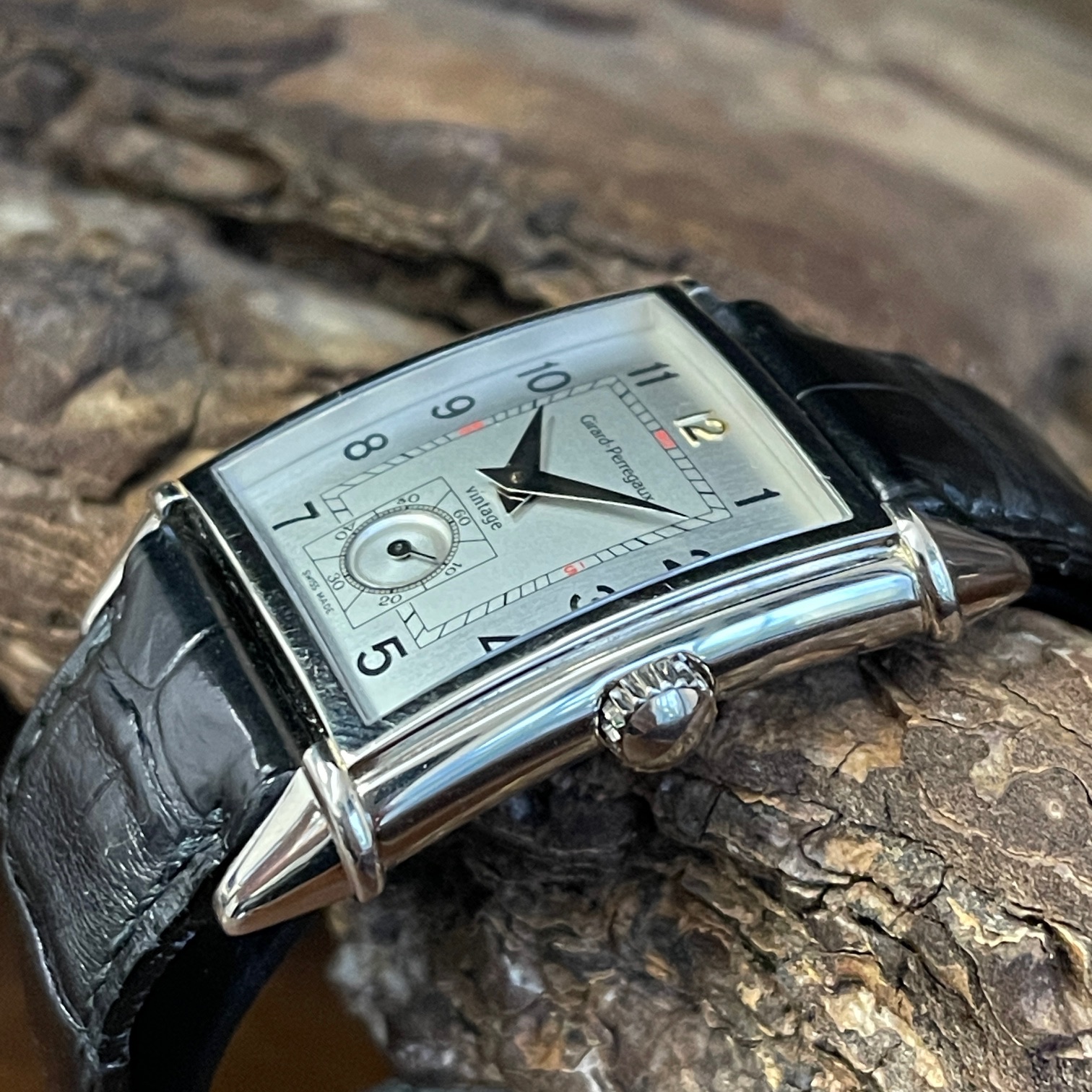 Girard Perregaux - Vintage 1945 - 18Kt Weißgold - Ref. 2595, ca. 58g
