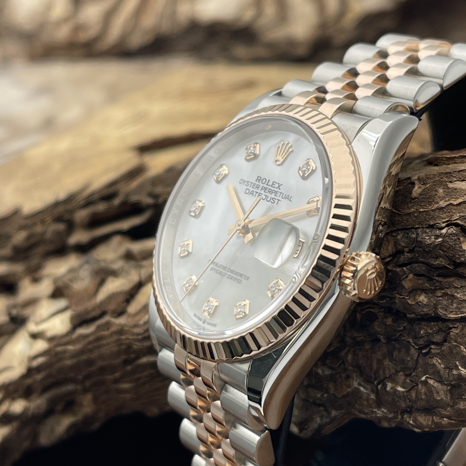 Rolex - Datejust 36 MoP Dia - FULLSET 2019 LC100 - Ref. 126231