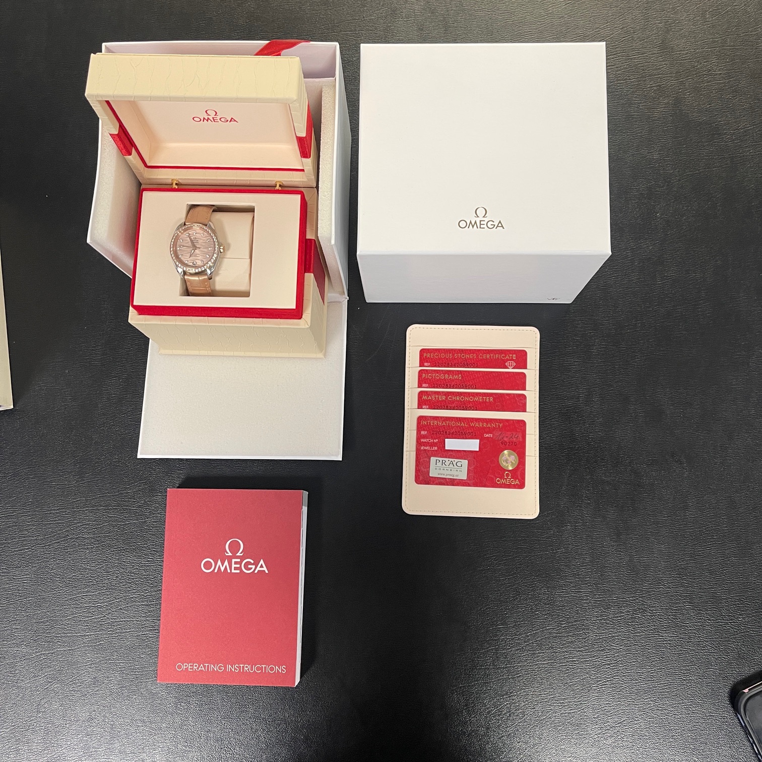 Omega - Seamaster Aqua Terra 34 - NEUWARE - FULLSET 2024 - Ref. 220.28.34.20.59.001