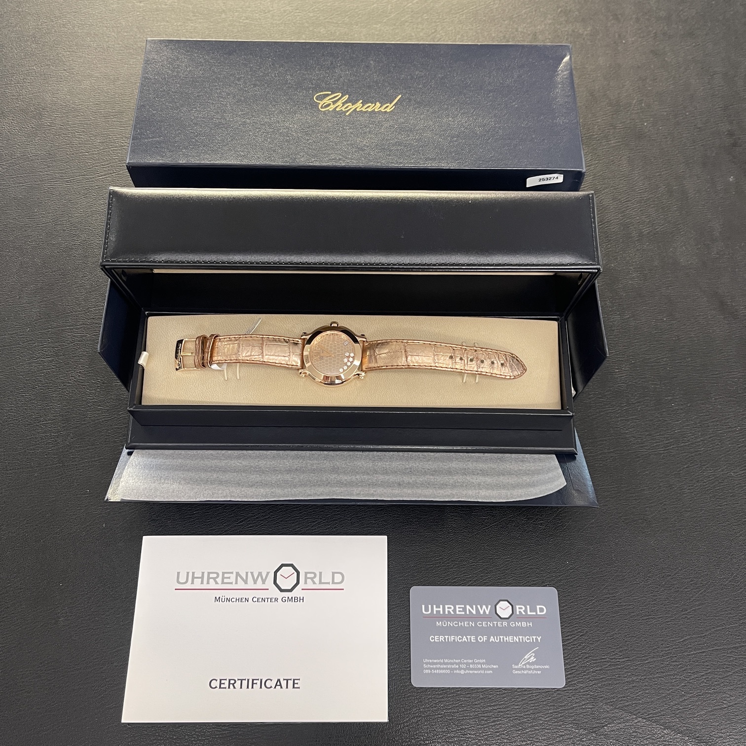 Chopard - Happy Sport Rosé Ltd. 500 - Ref. 1564359