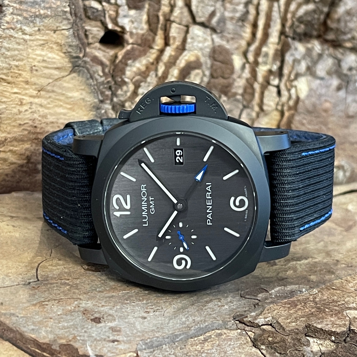 Panerai - Luminor GMT PAM01176 - FULLSET 2022 - Ref. OP7387 BUCHERER BLUE