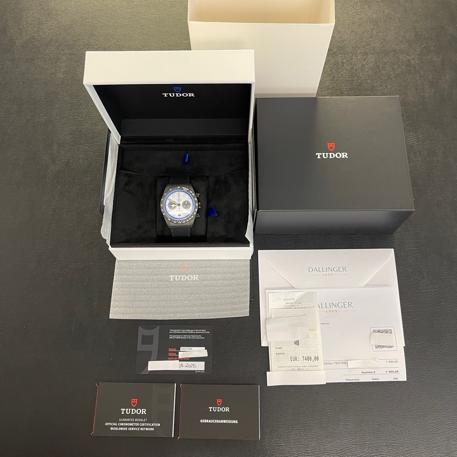 Tudor - Black Bay Chrono Ltd. Carbon - UNGETRAGEN - FULLSET 2025 - Ref. 79377KN