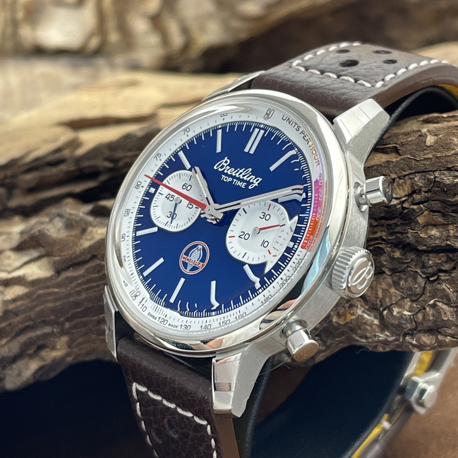 Breitling - Top Time B01 Shelby Cobra - NEUWARE - FULLSET 2026 - Ref. AB01763A1C1X1