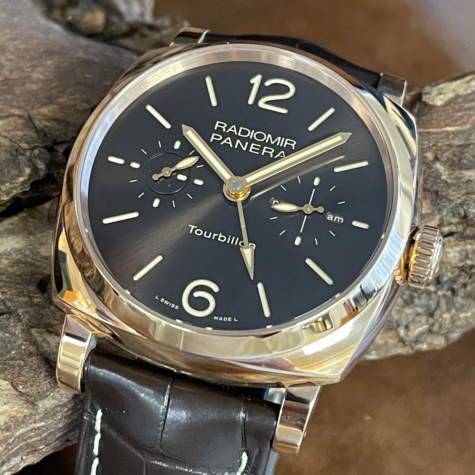 Officine Panerai Radiomir 1940 Tourbillon GMT Oro Rosso Ltd. 30 Stck. - Ref. PAM00558