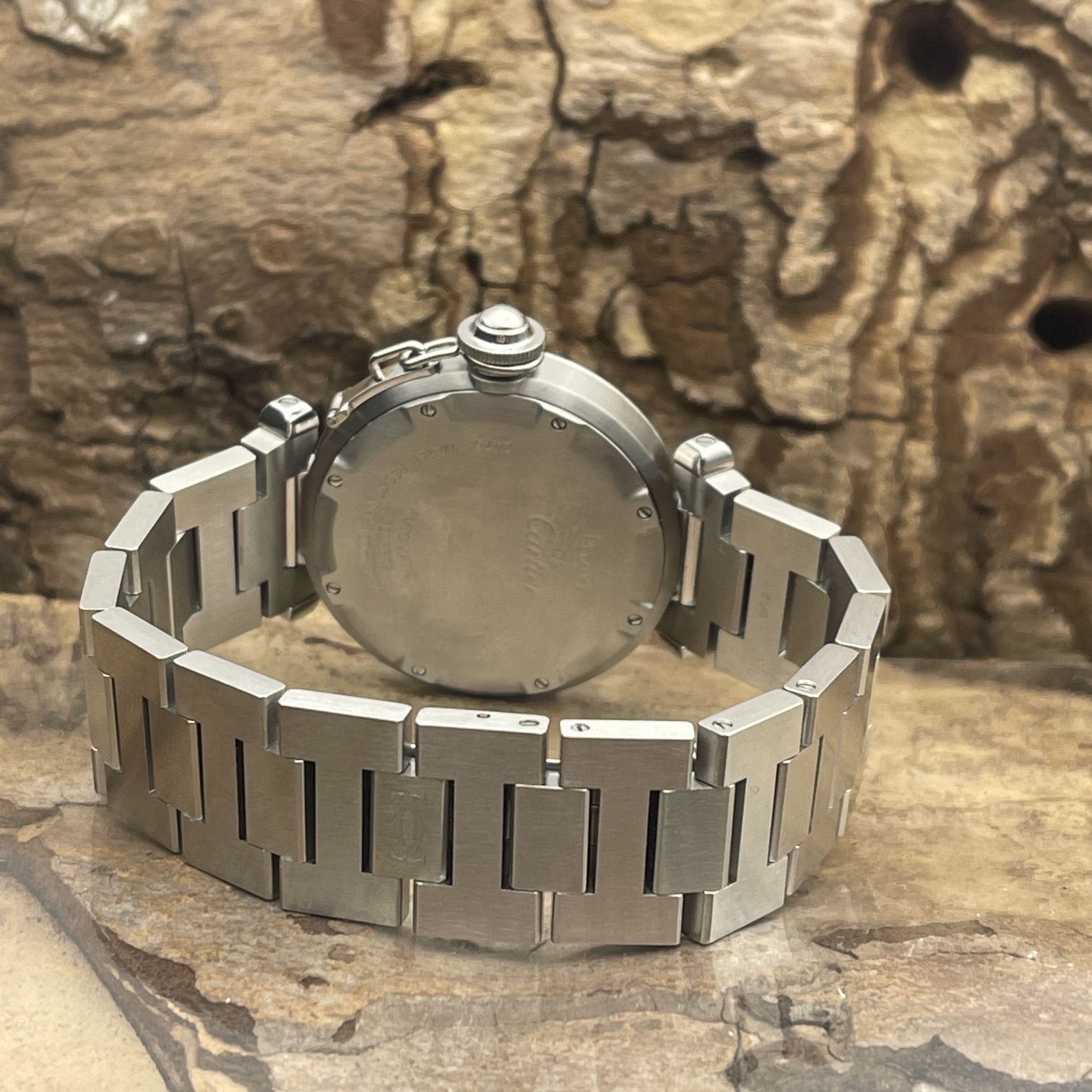 Cartier - Pasha C Edelstahl - Ref. W31053M7