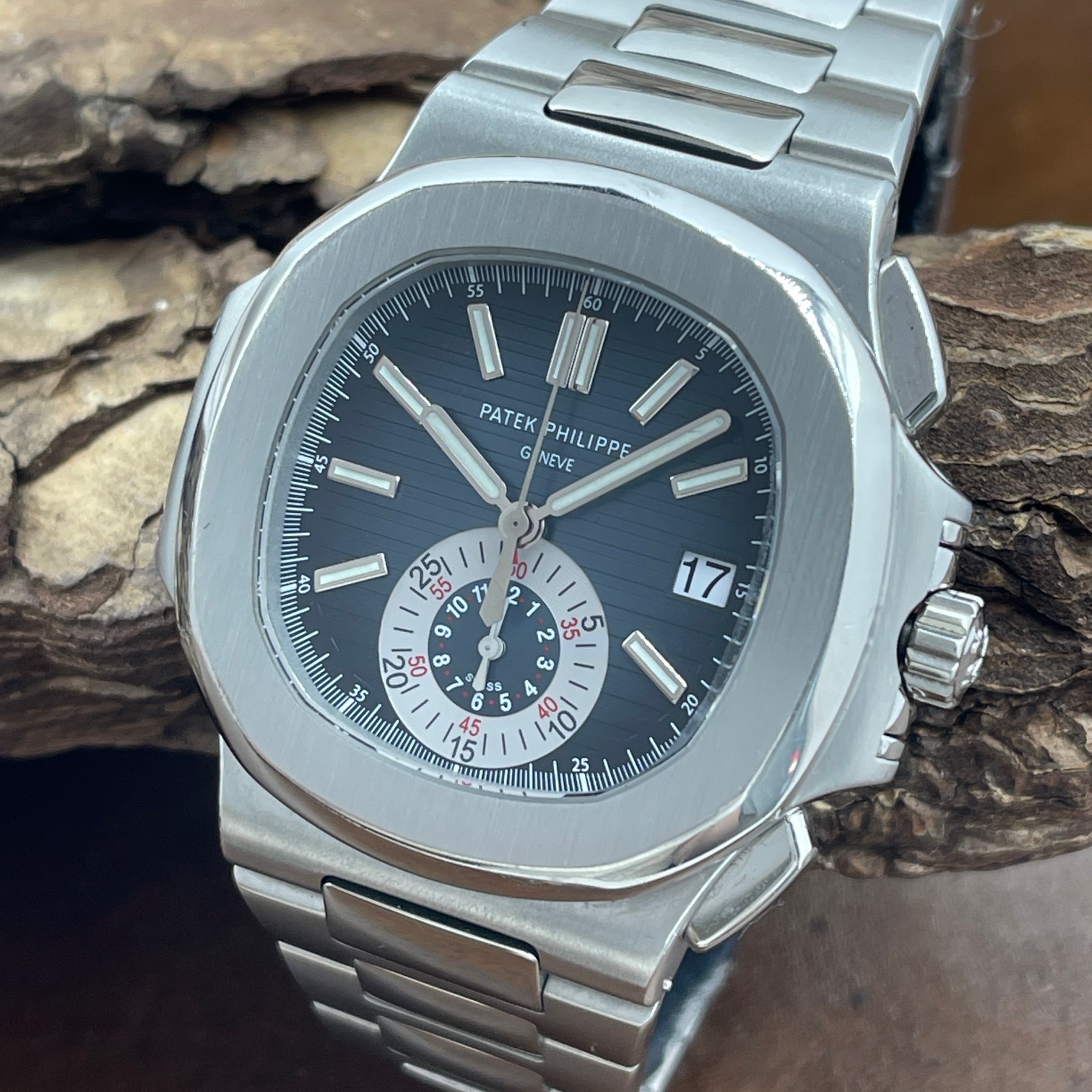 Patek Philippe - Nautilus Chronograph - FULLSET 2009 deutsch - Ref. 5980/1A-001