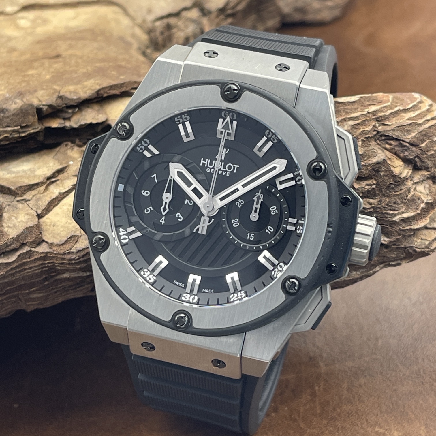 Hublot - Big Bang King Power Zirconium Foudroyante - FULLSET 2012 - Ref. 715.ZX.1127.RX
