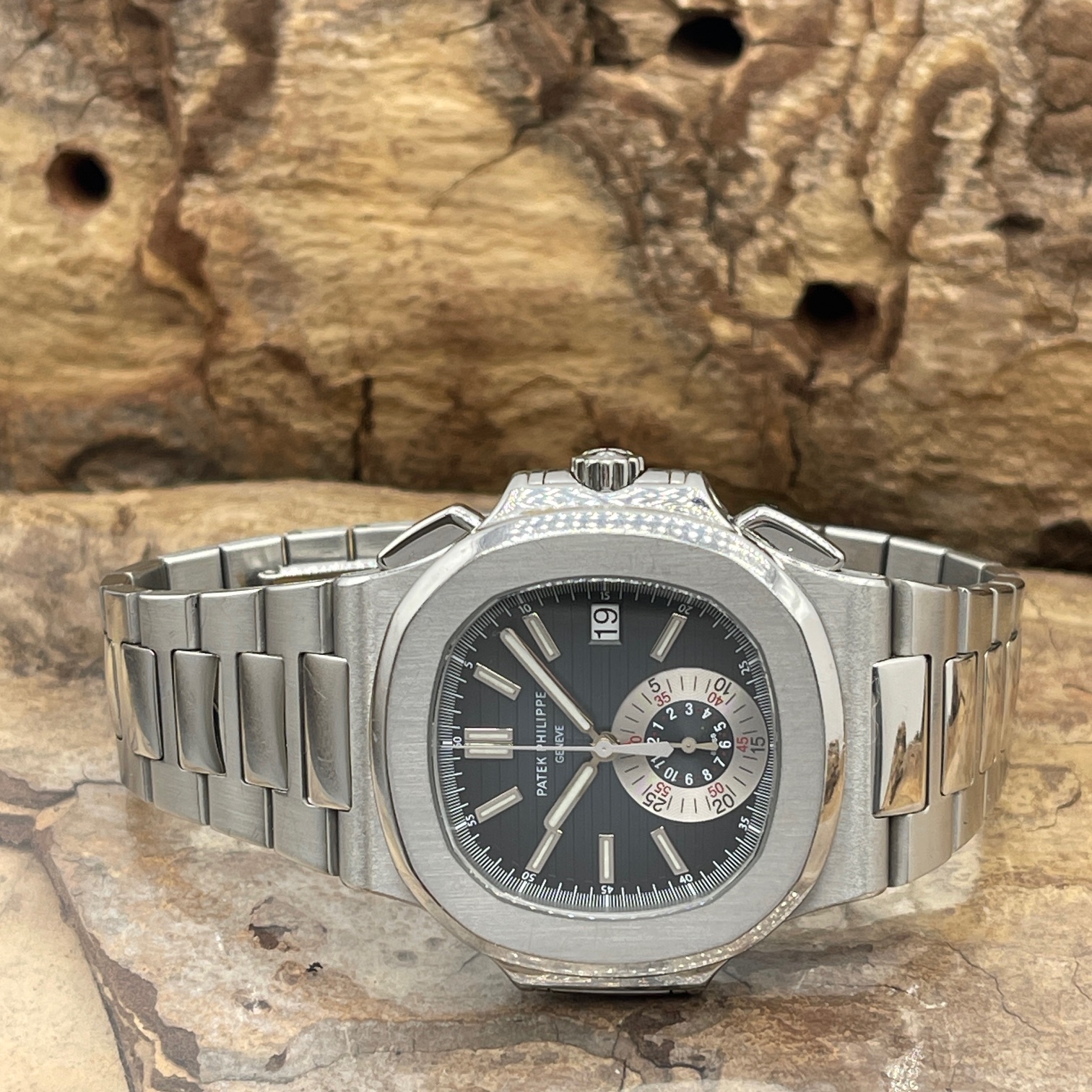 Patek Philippe - Nautilus Chronograph - FULLSET 2011 deutsch - Ref. 5980/1A-001