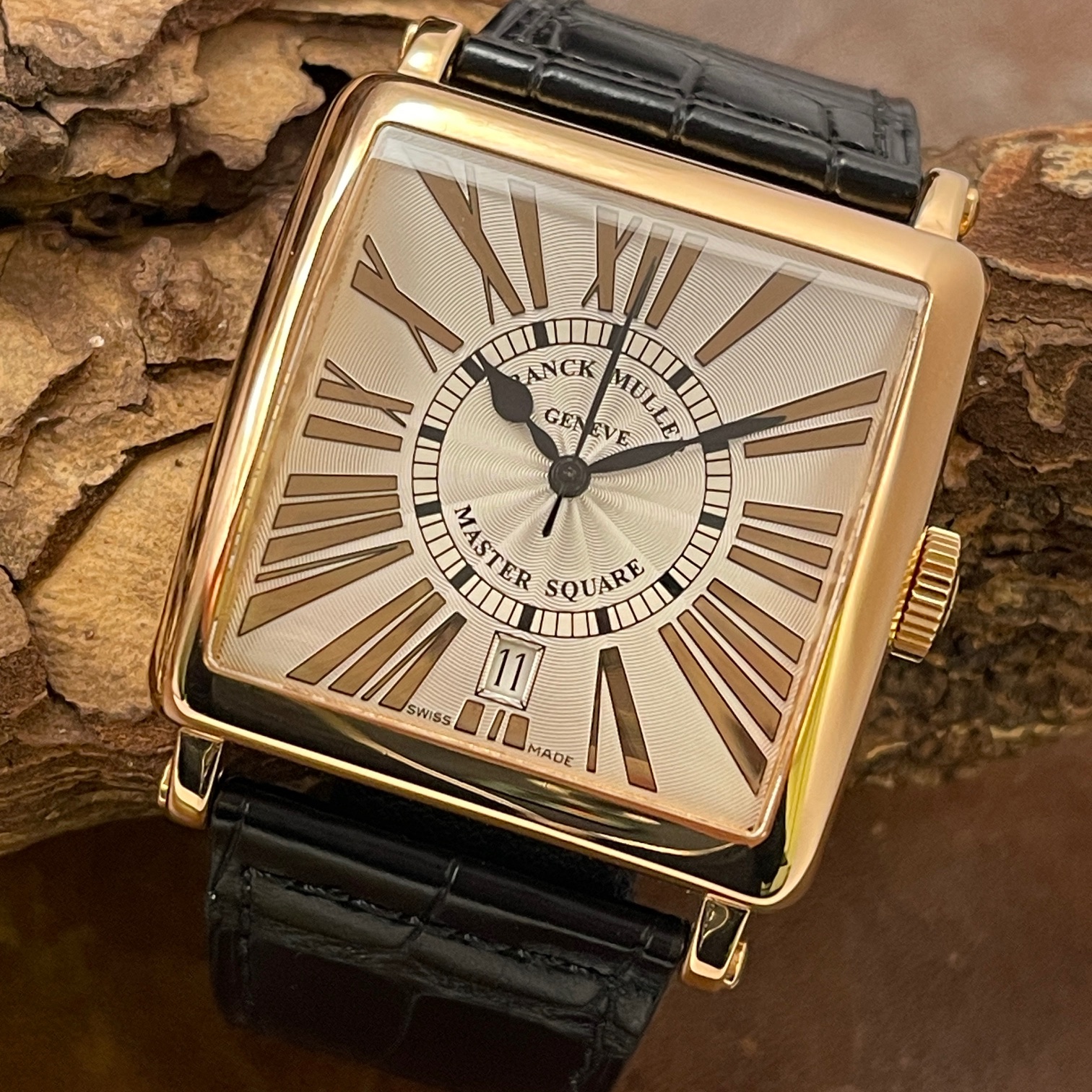 Franck Muller - Master Square Roségold - UNGETRAGEN 100g- FULLSET 2007 - Ref. 6000 H SC DT