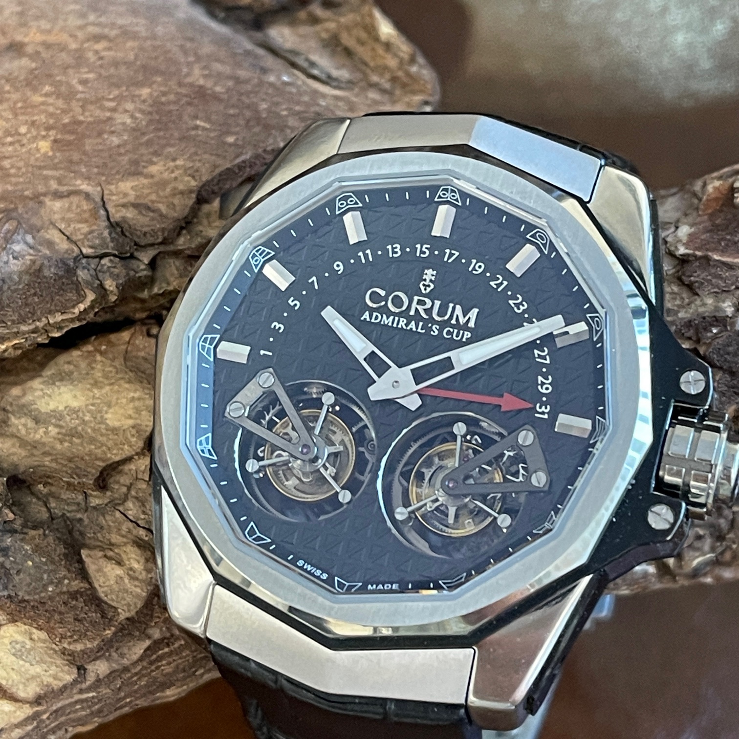 Corum - Admirals Cup DOPPEL-TOURBILLON - FULL SET 2014 - Ref. A108-02337
