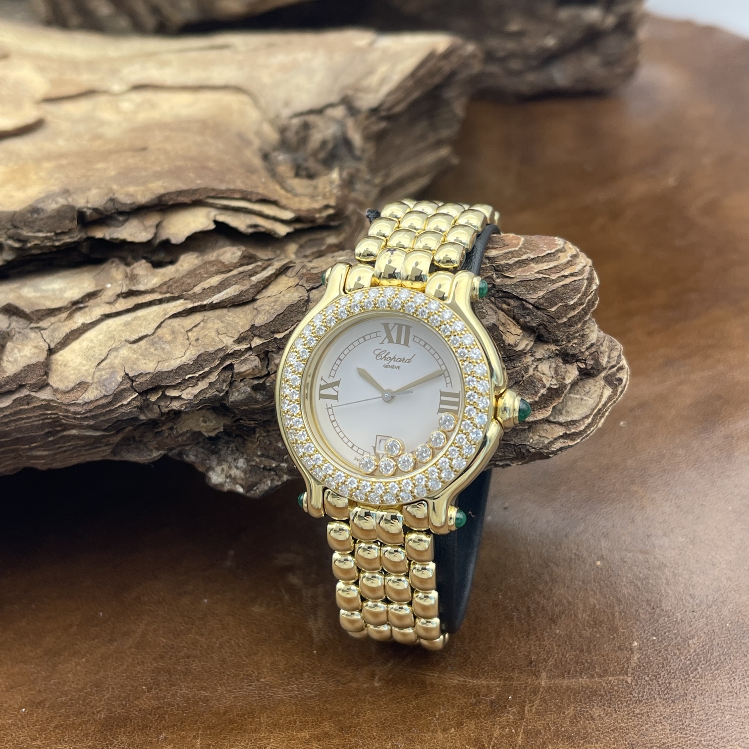 Chopard Happy Sport Diamonds Gelbgold Ref. 27/6145-23