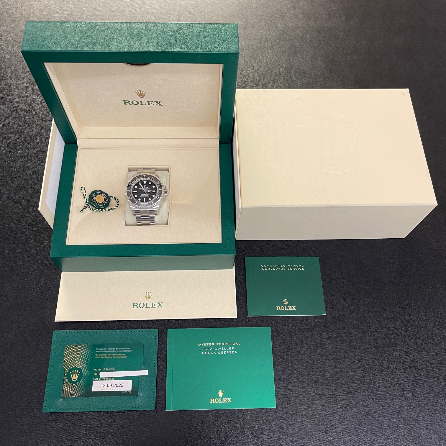 Rolex - Sea-Dweller Deepsea - FULLSET 2022 - Ref. 136660