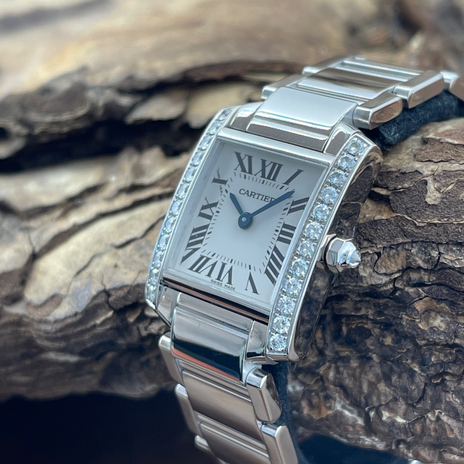 Cartier - Tank Francaise Lady - FULL SET 2002 - Ref. 2403