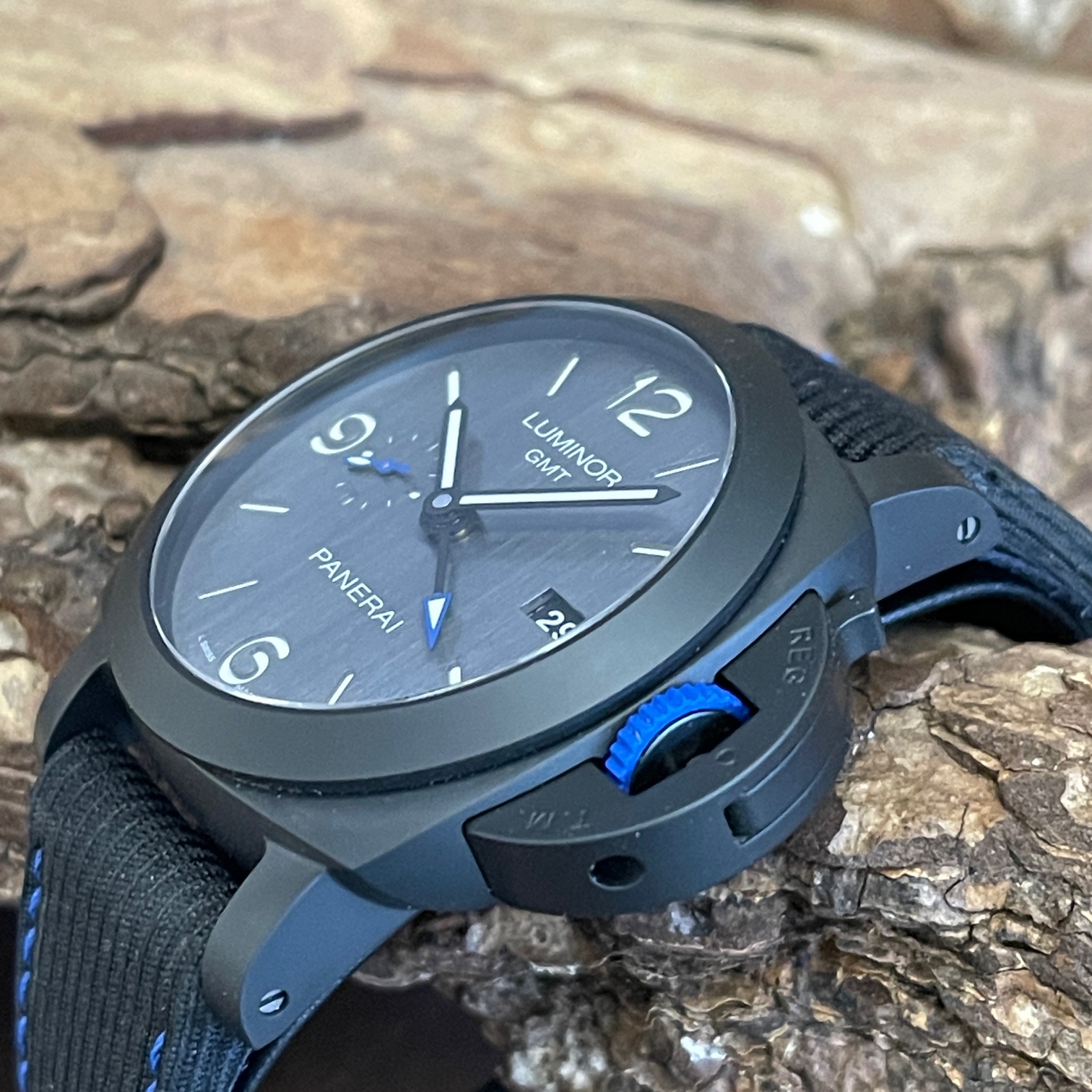 Panerai - Luminor GMT PAM01176 - FULLSET 2022 - Ref. OP7387 BUCHERER BLUE