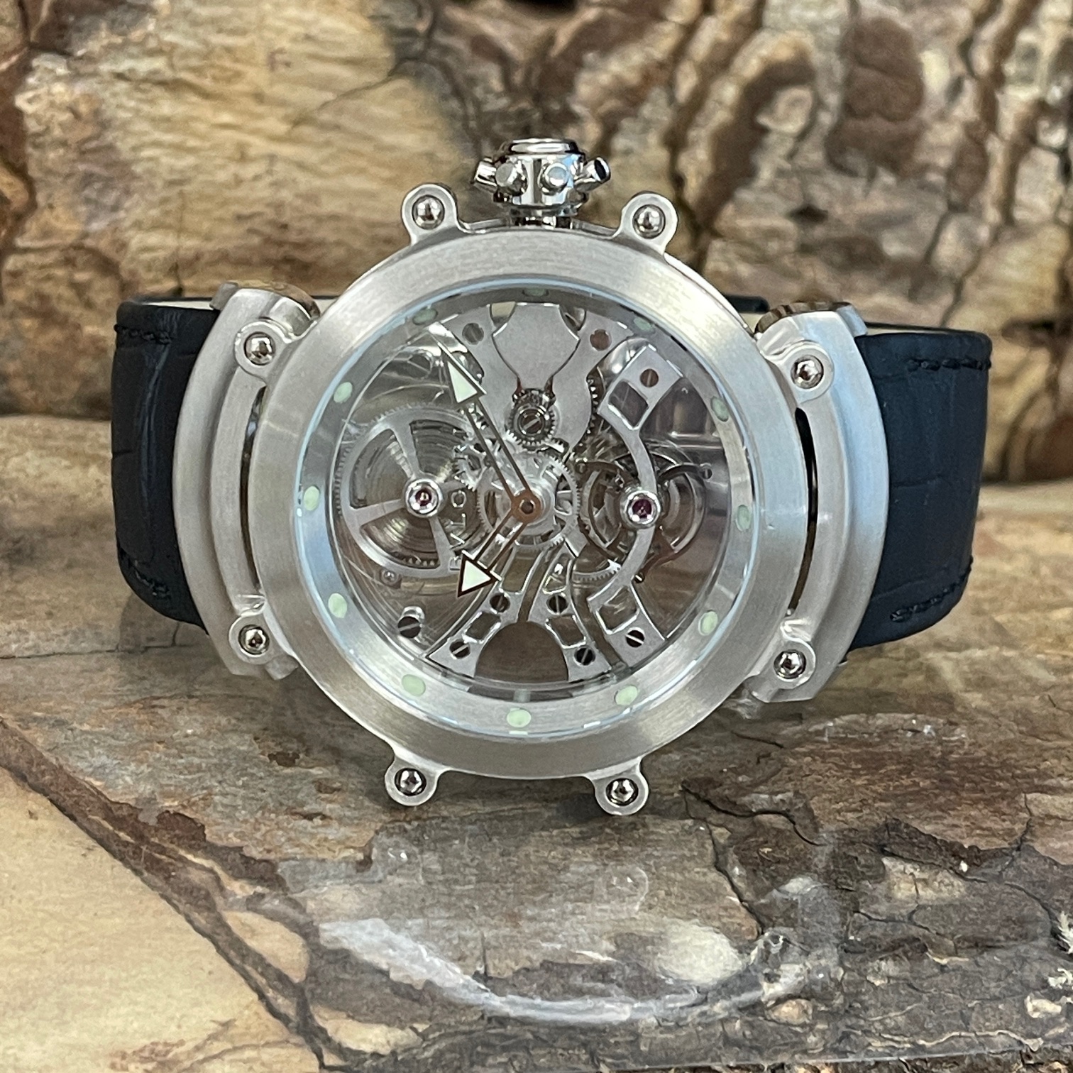 Bulgari - Gérald Genta Skeleton Tourbillon - Limited 25 St. - Ref. GG53/101830 - FULL SET 2010