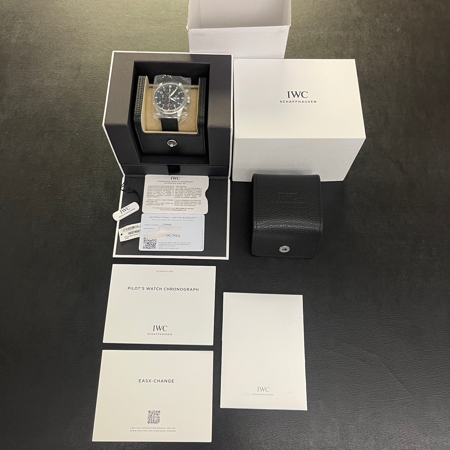 IWC Flieger Chronograph - Ref. IW378001 - FULL SET 2024
