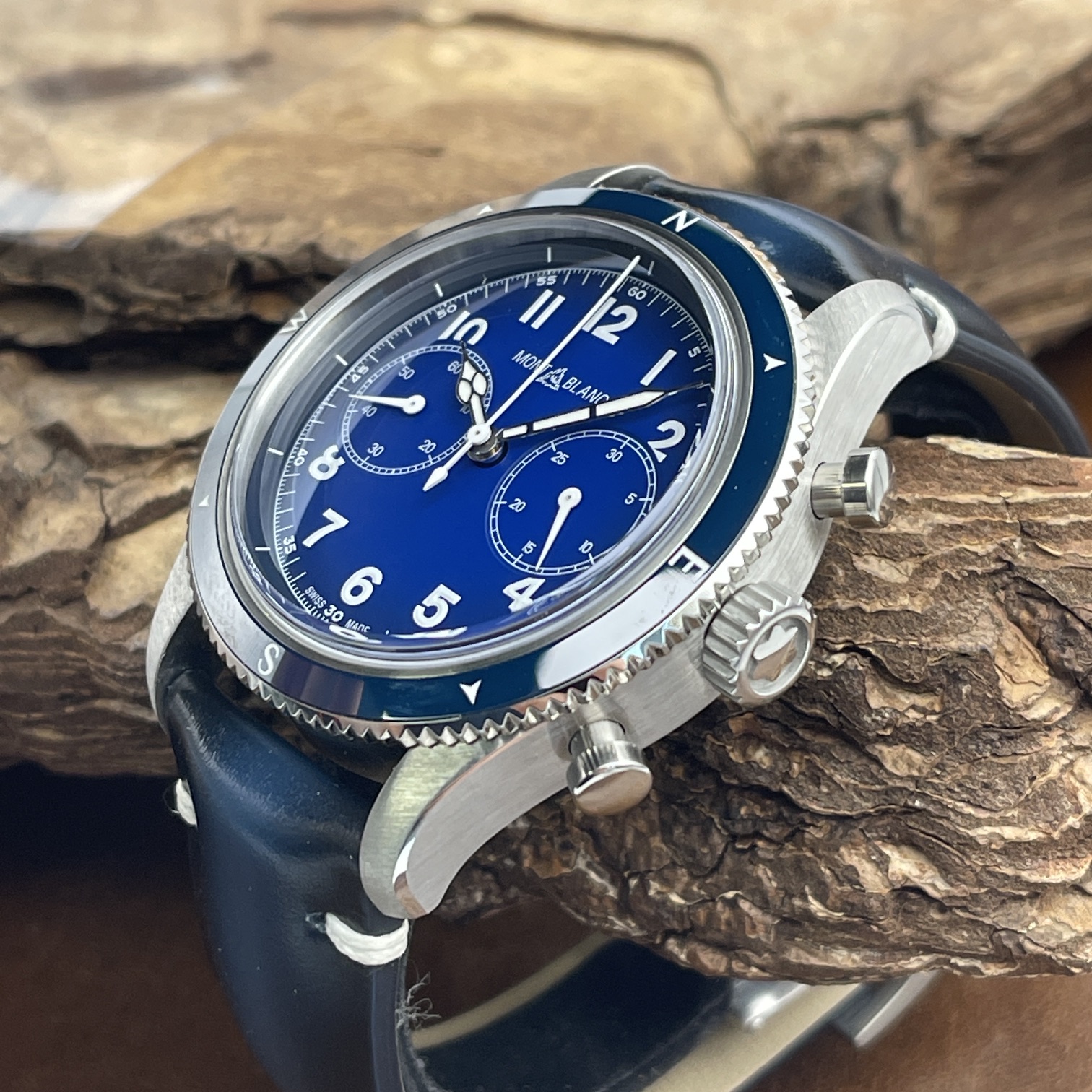 Montblanc - 1858 Chrono - NEUWARE - FULLSET EU - Ref. MB126912